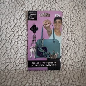 Finders Key Purse Dragonfly Charm Key Holder Clip NWT